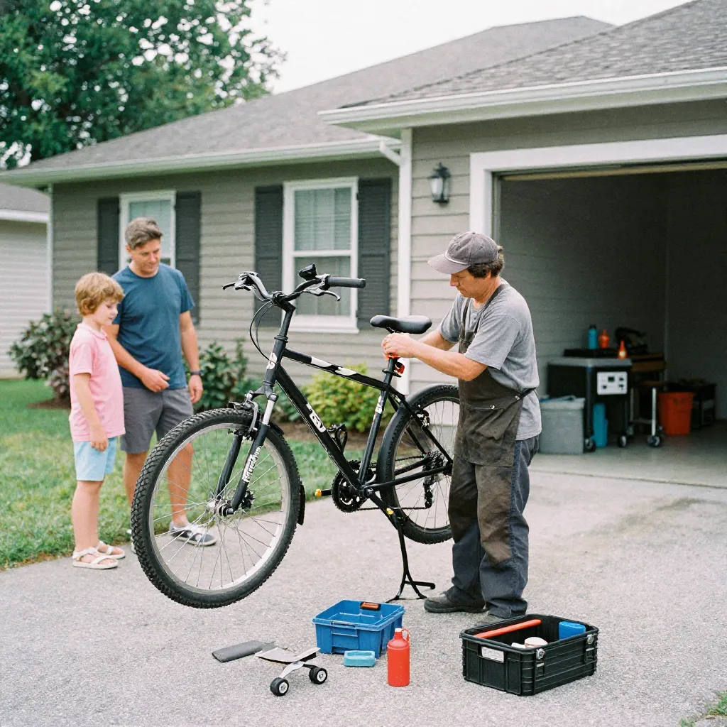 Professional mechanics team