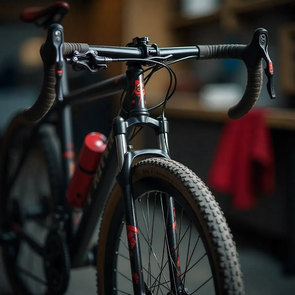 Mobile bike repair van on city street